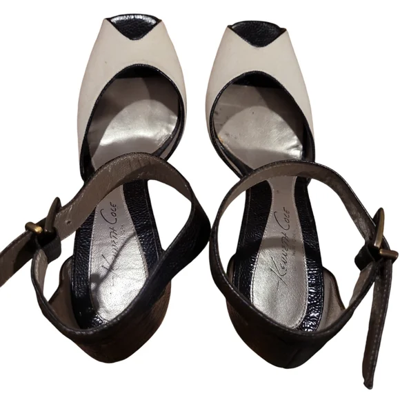 Kenneth Cole New York In Linen Color Women's Size 9.5 Heels - Picture 9 of 11